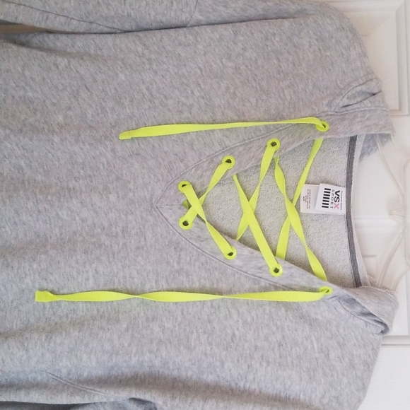 Victoria's Secret Sport Front Lace Up Pullover - Picture 2 of 5